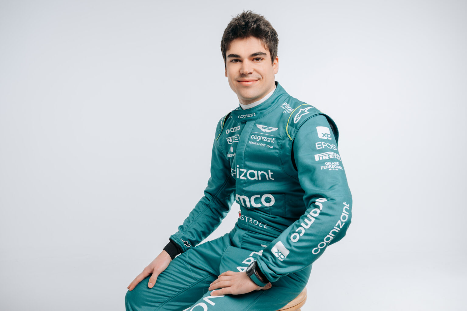 Aston Martin conferma: Stroll regolarmente in pista Lance Stroll poses for an official picture.