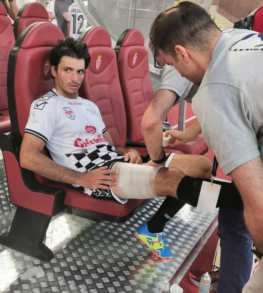 Sainz, piccolo problema in partita. Weekend a rischio? sainz-piccolo-problema-in-partita-weekend-a-rischio
