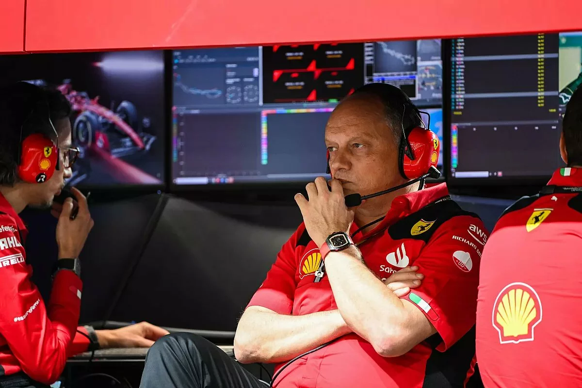 Il team principal della Ferrari Frederic Vasseur