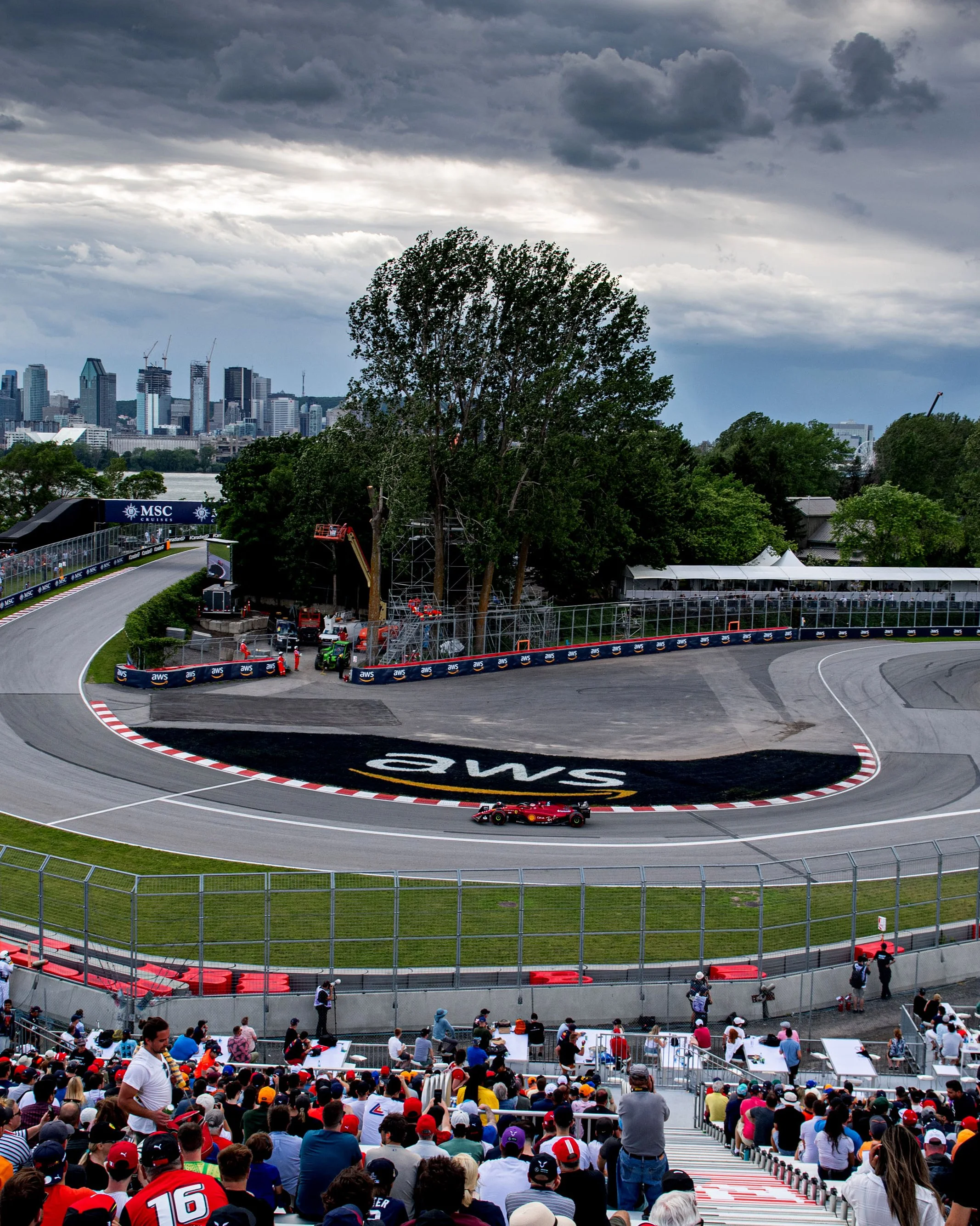 Charles Leclerc in Canada nel Gp del 2022