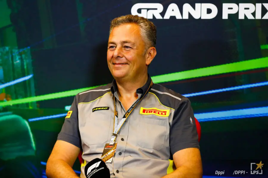 Il capo dell'area tecnica Motorsport di Pirelli Mario Isola