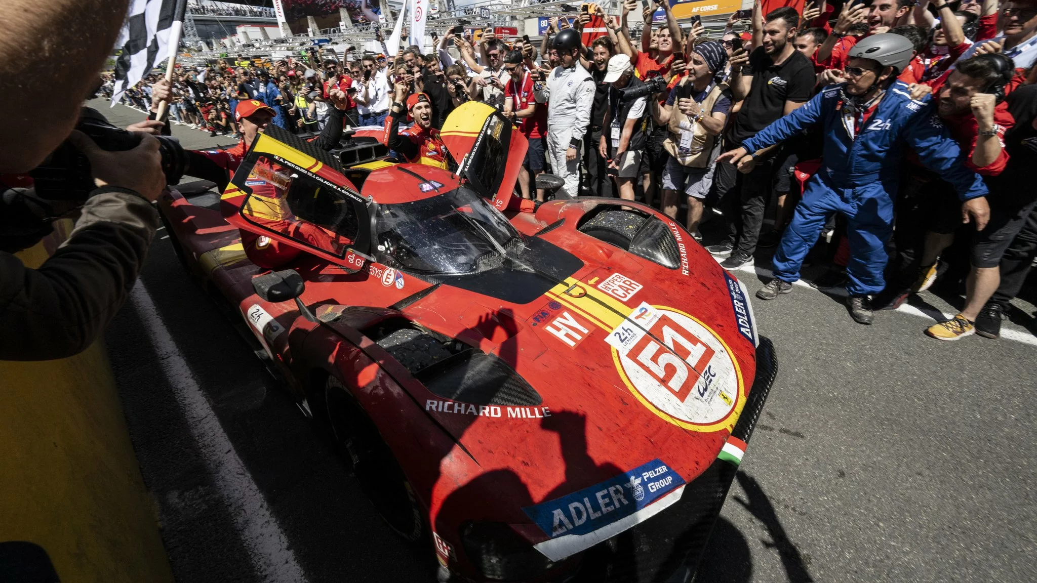 La 499P numero 51 di Giovinazzi, Calado e Pier Guidi vincitrice della 24H di Le Mans