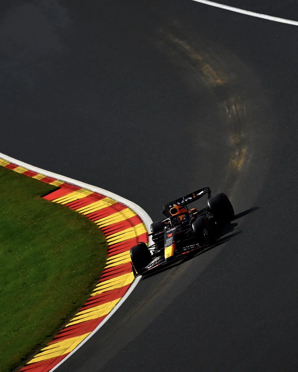 Max Verstappen durante le qualifiche in Belgio