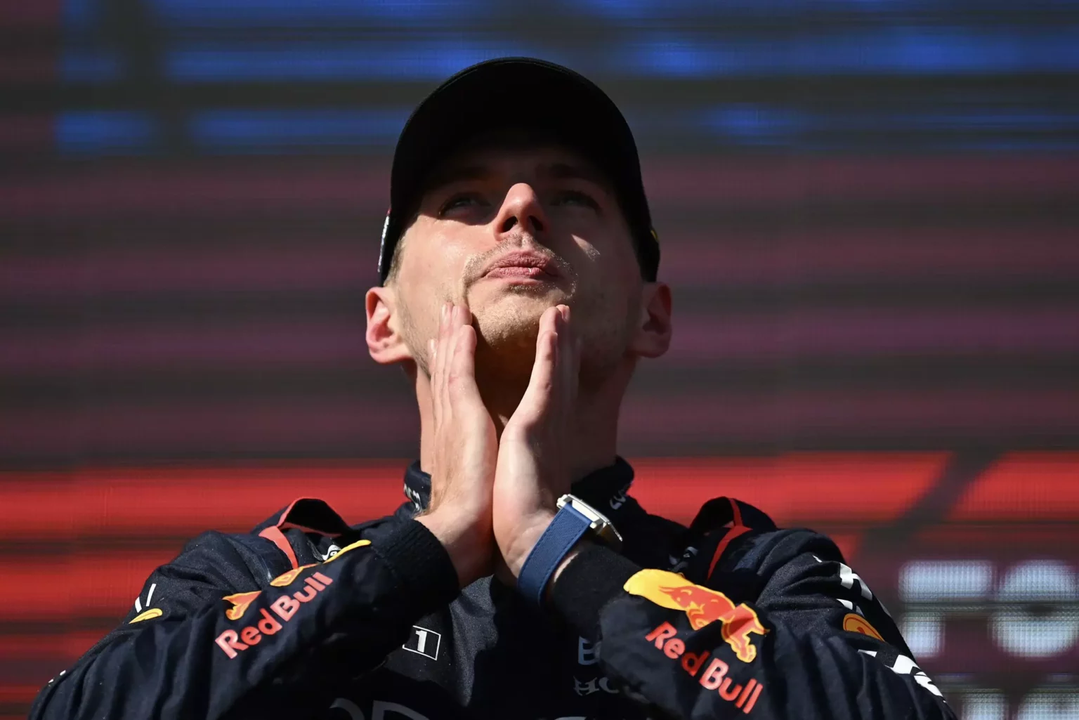 Max Verstappen sul podio in Ungheria