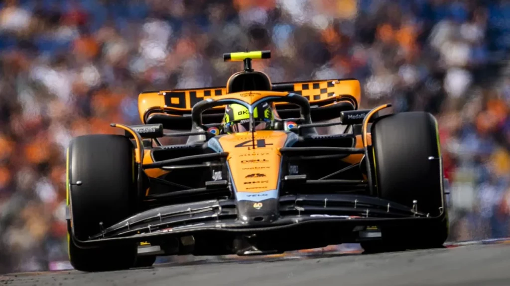 F1 | FP2 Olanda: Norris batte Max per 23 millesimi! Lando Norris nelle FP2 in Olanda