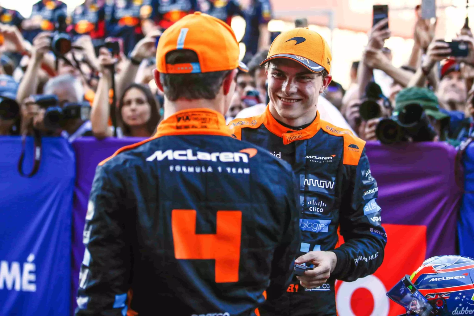 Fanta F1, i nostri top e flop del Gran Premio del Giappone! Lando Norris e Oscar Piastri celebrano il podio ottenuto nel GP del Giappone