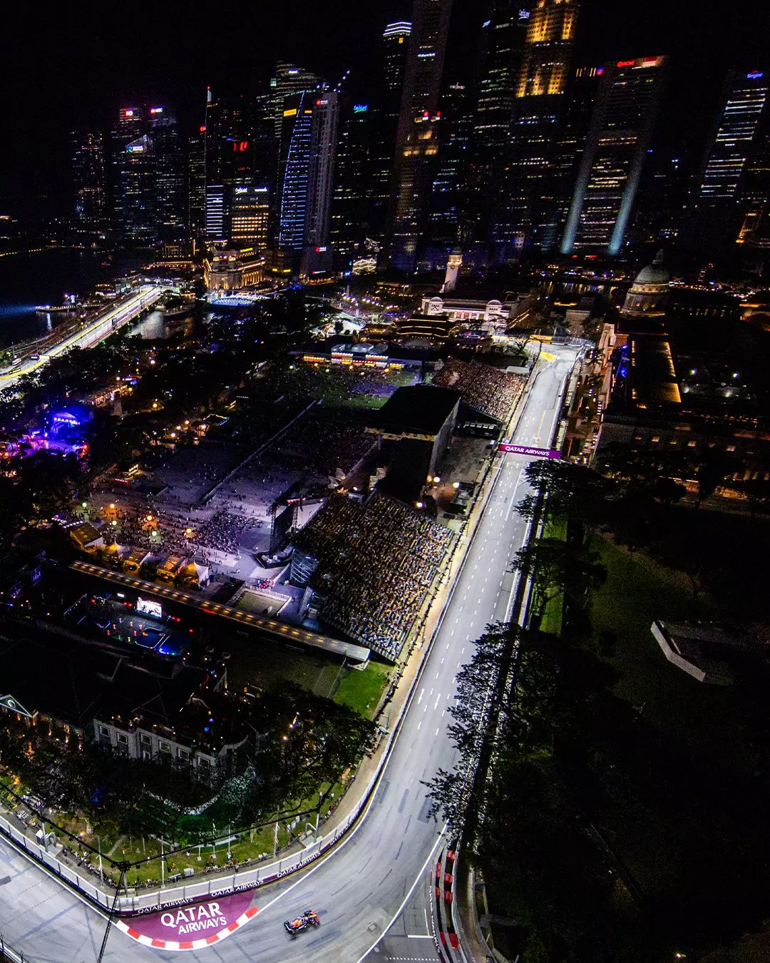 La Red Bull in pista nelle FP2 di Singapore