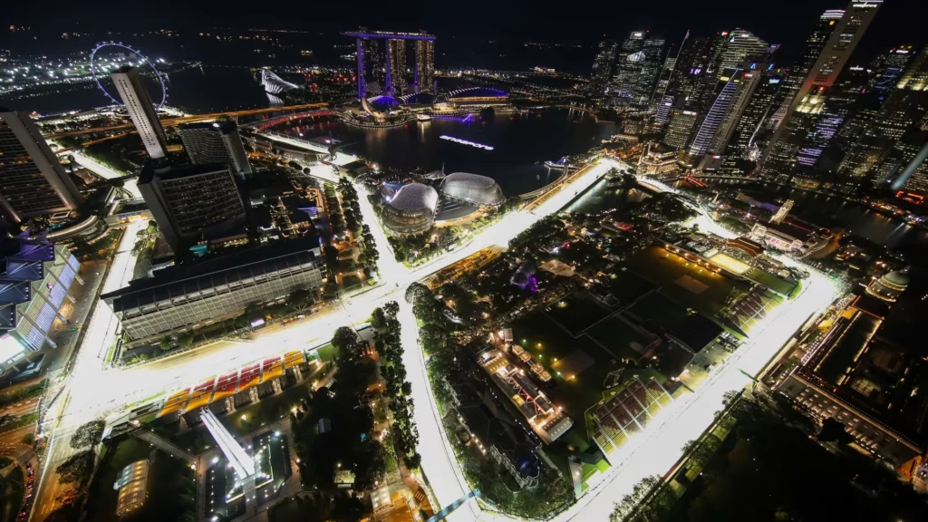 Il tracciato di Marin Bay - GP Singapore