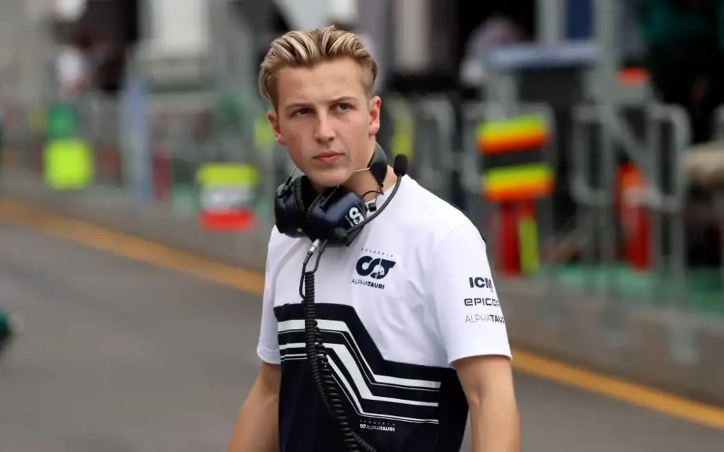 Lawson nel paddock per AlphaTauri al GP d'Australia