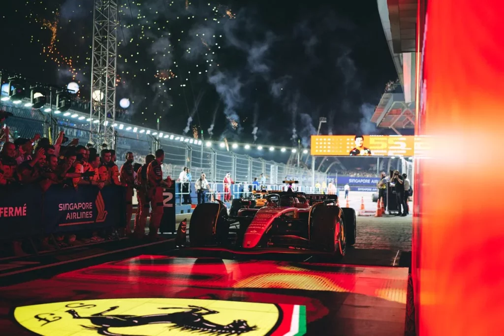 Statistiche da Singapore: Ferrari ferma Red Bull Sainz arriva sulla piazzola del vincitore dopo la gara
