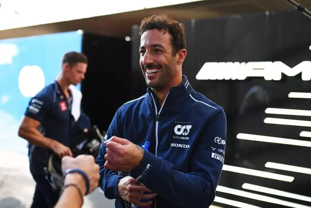 Ricciardo, una certezza per l’AlphaTauri e al Fanta F1 Daniel Ricciardo nel paddock durante il GP del Messico