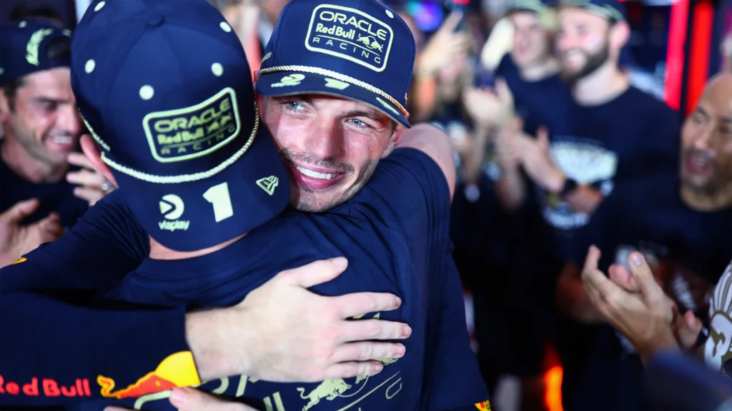 Verstappen festeggia il suo terzo titolo mondiale