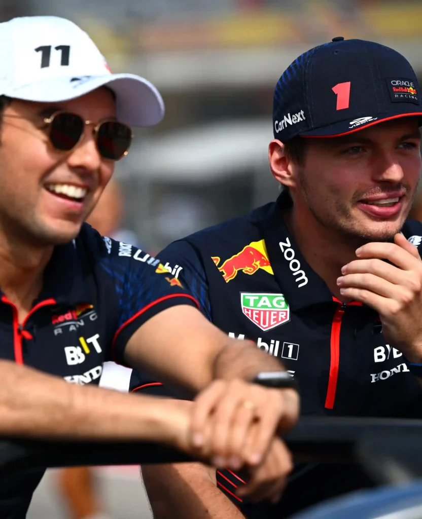 Perez e Verstappen parlano in circus