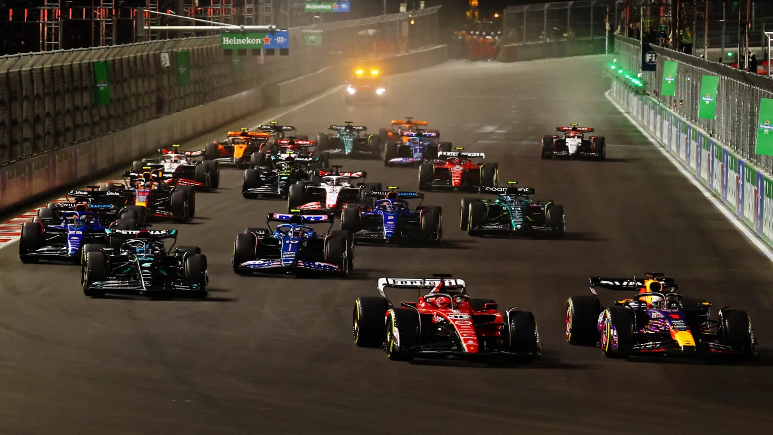 La partenza del GP di Las Vegas