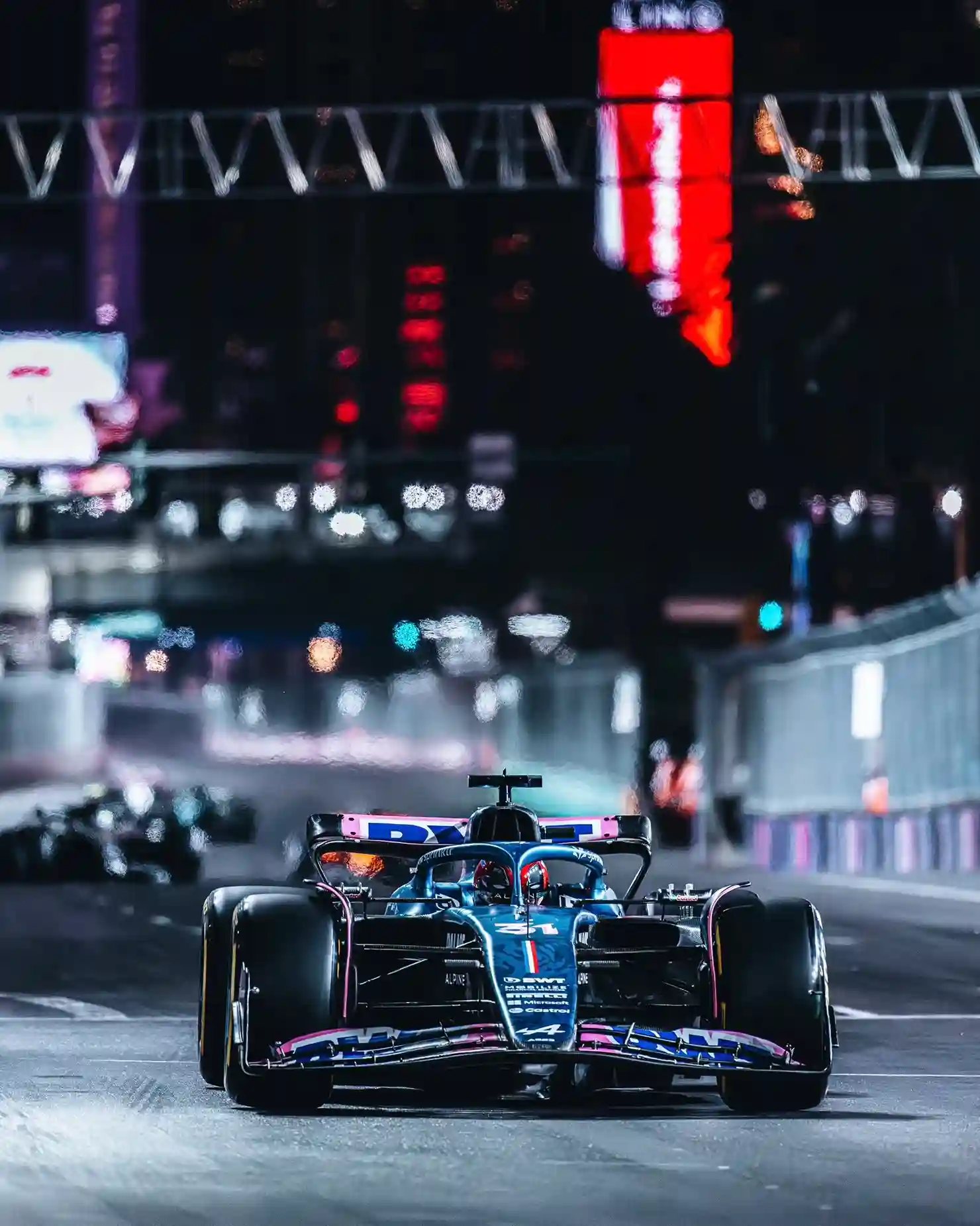 Esteban Ocon nel GP di Las Vegas