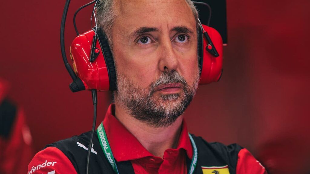 Ferrari, Enrico Cardile si è dimesso! Arriva l’annuncio Enrico Cardile nel box Ferrari