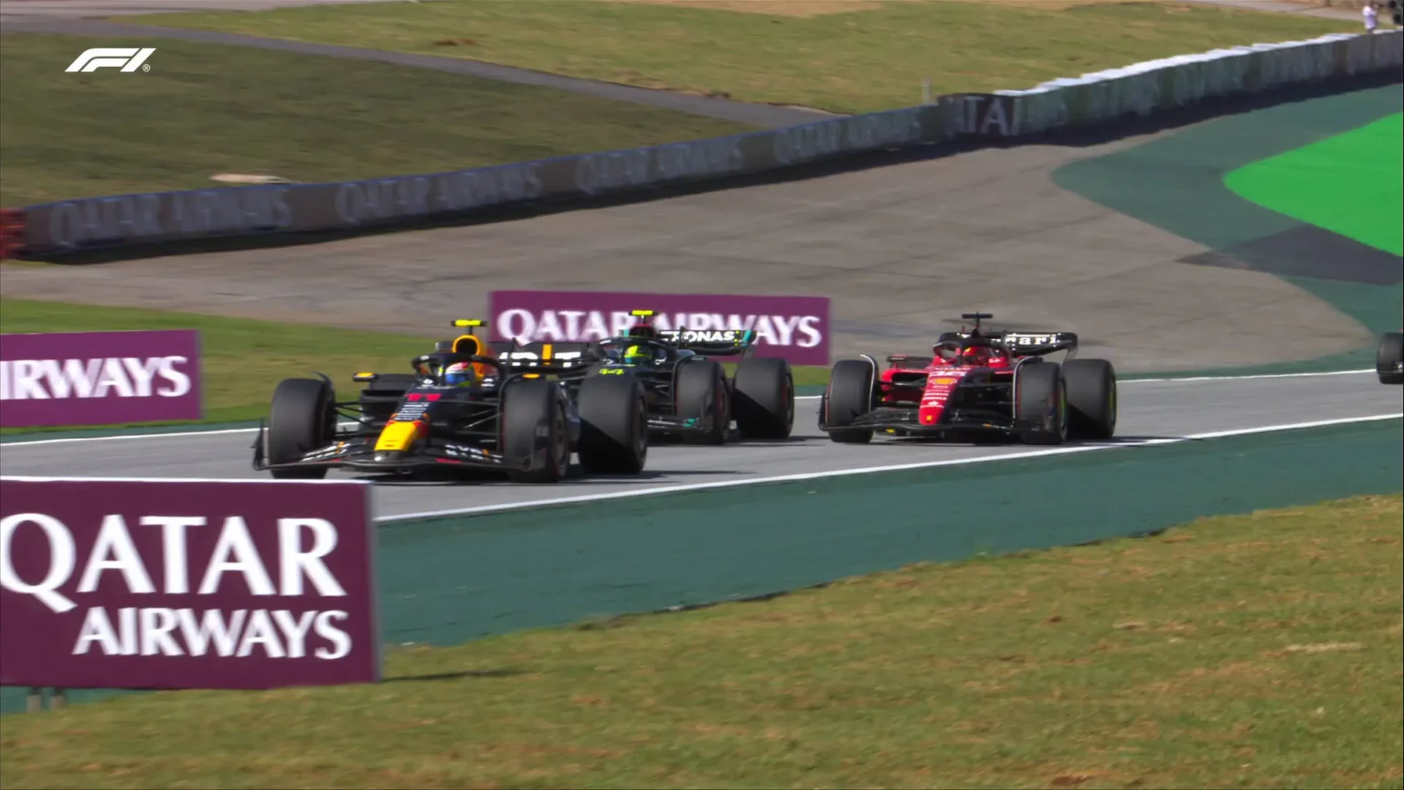 La battaglia tra red bull, mercedes e ferrari durante la sprint del Brasile