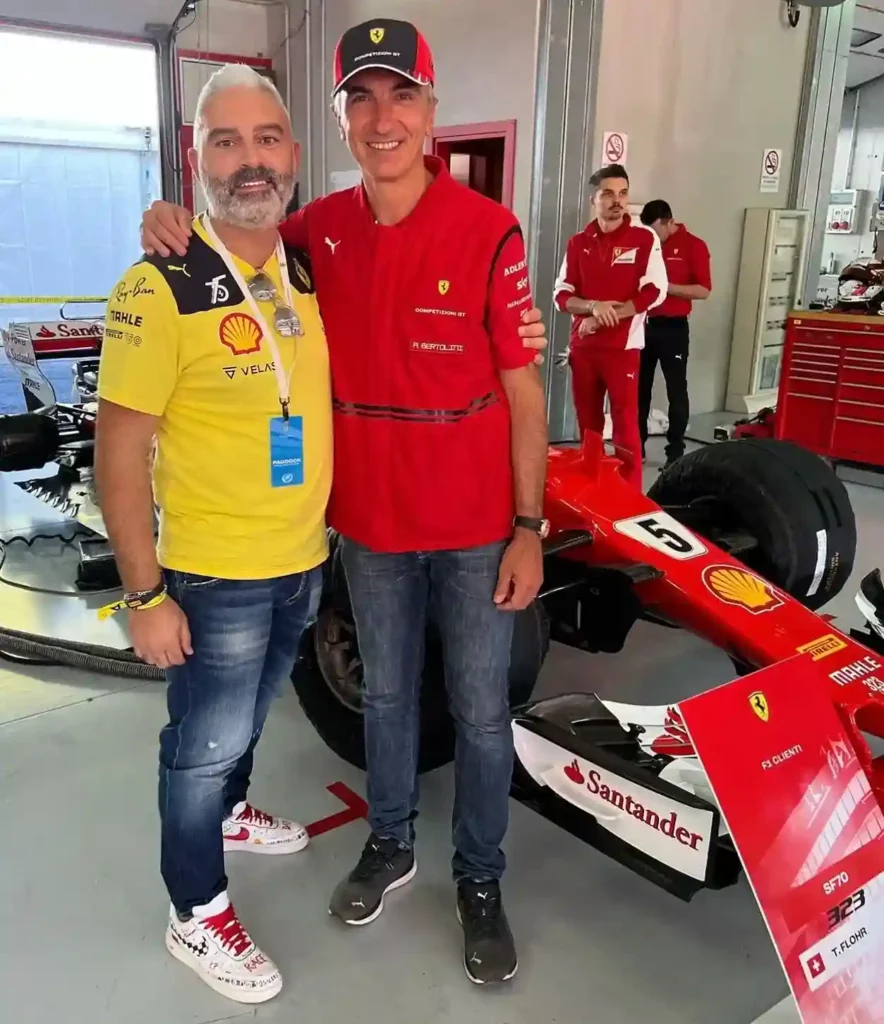 Francesco di Passocorto con Andrea Bertolini a Imola