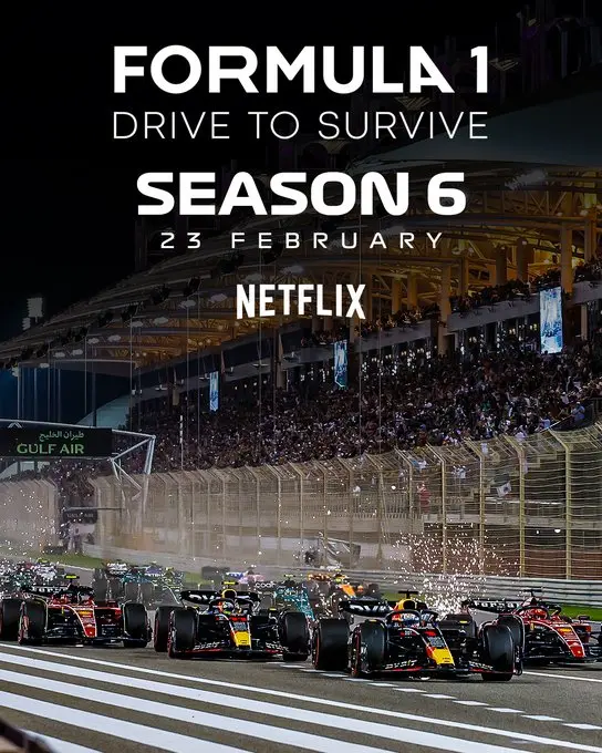 Annuncio della data di uscita della nuova stagione di Drive To Survive su Netflix