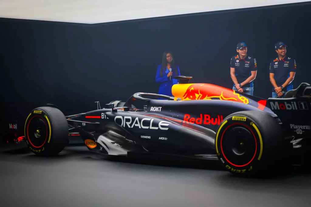 La RB20 di Max Verstappen e Sergio Perez