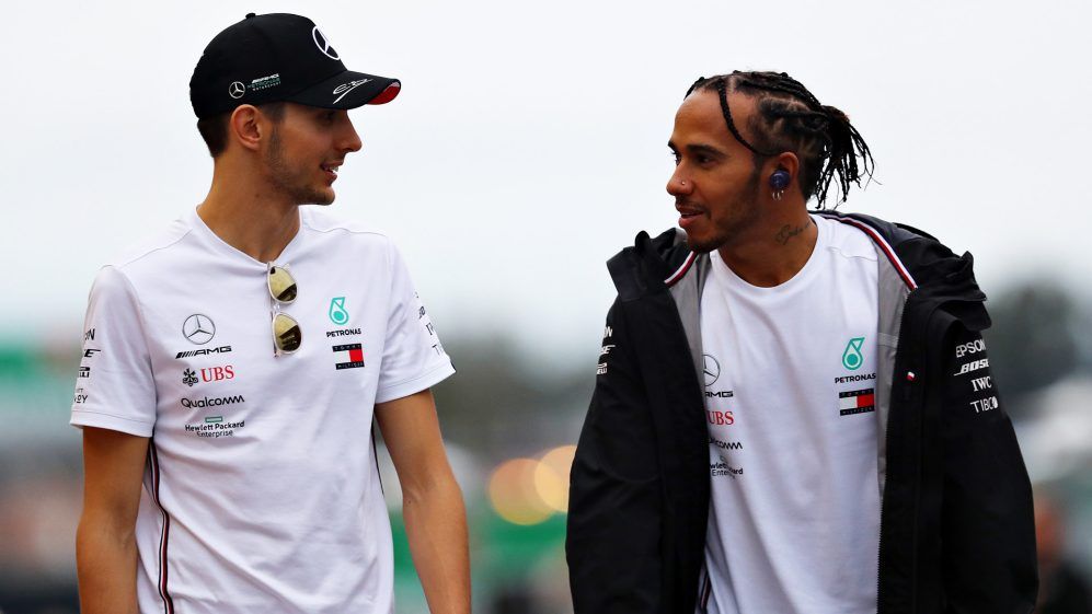 Esteban Ocon e Lewis Hamilton, Mercedes F1 2019