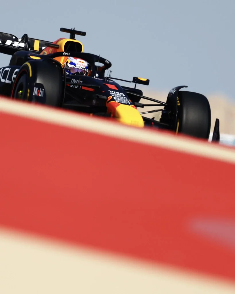 La RB20 di Max Verstappen nelle FP1 del Bahrain