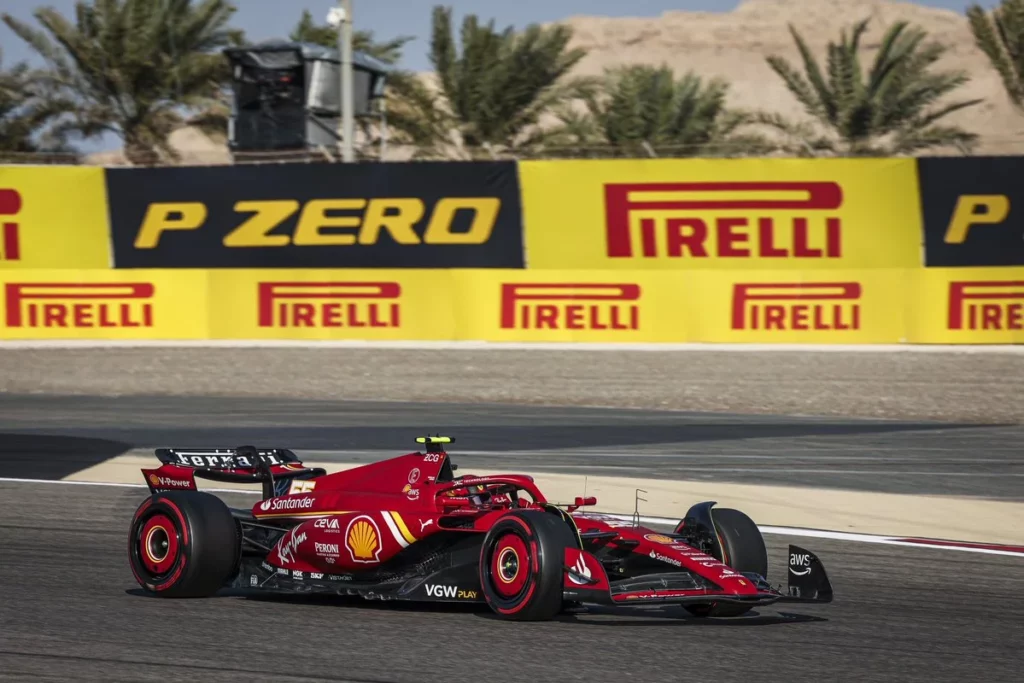 Carlos Sainz nelle prove libere 3 in Bahrain