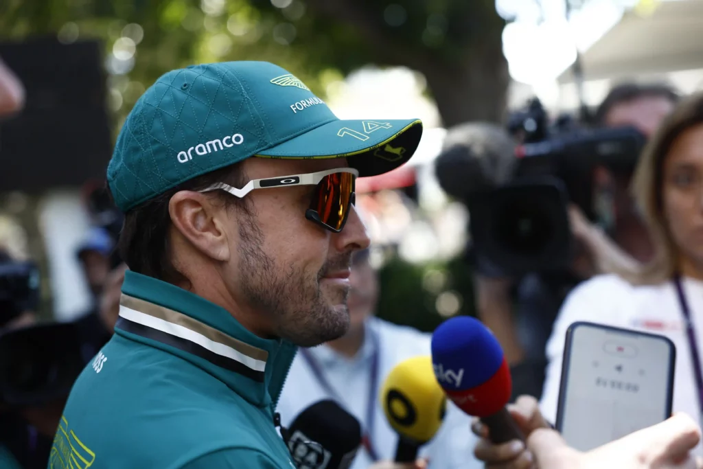 Fernando Alonso media day Australia