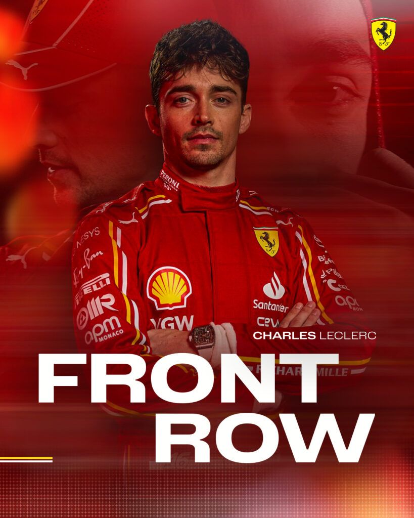 Charles Leclerc post Qualifiche Jeddah 2024