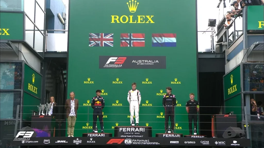 F3 | GP Australia, Sprint Race: vince Stenshorne, 7° Minì