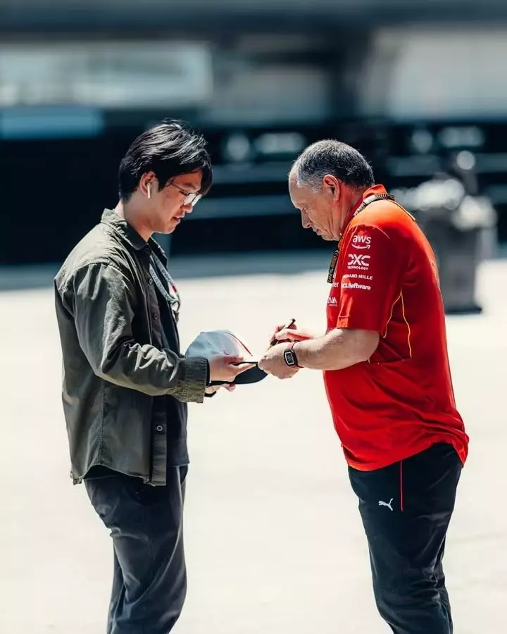 Frederic Vasseur durante il GP della Cina