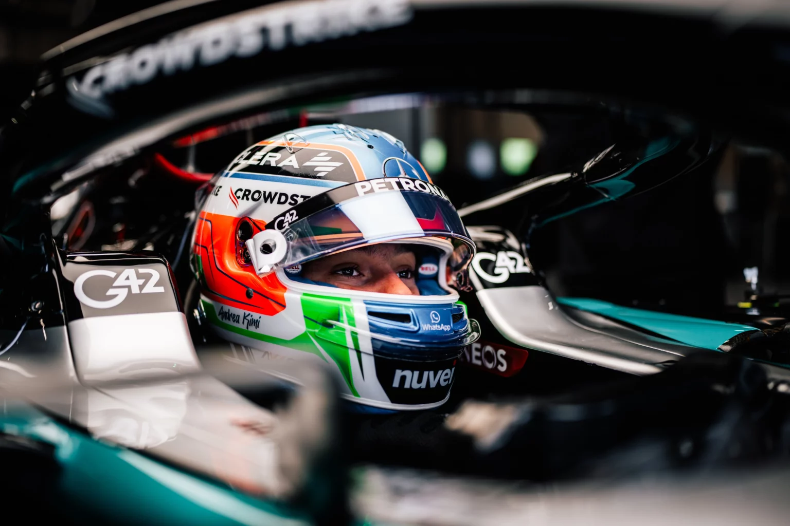 Kimi Antonelli a bordo di una Formula 1: “Un’esperienza incredibile” Antonelli a bordo della Mercedes W12 durante i test in Austria