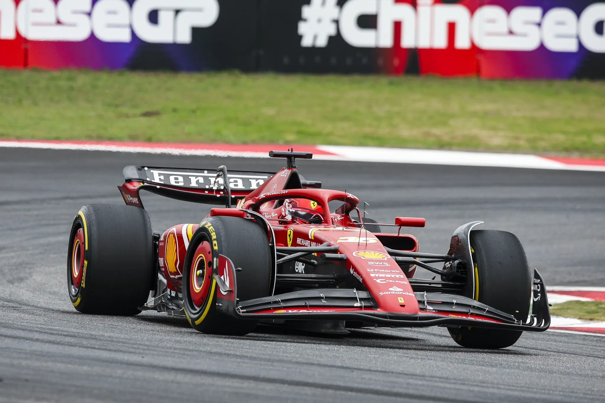 Leclerc on track in Shanghai