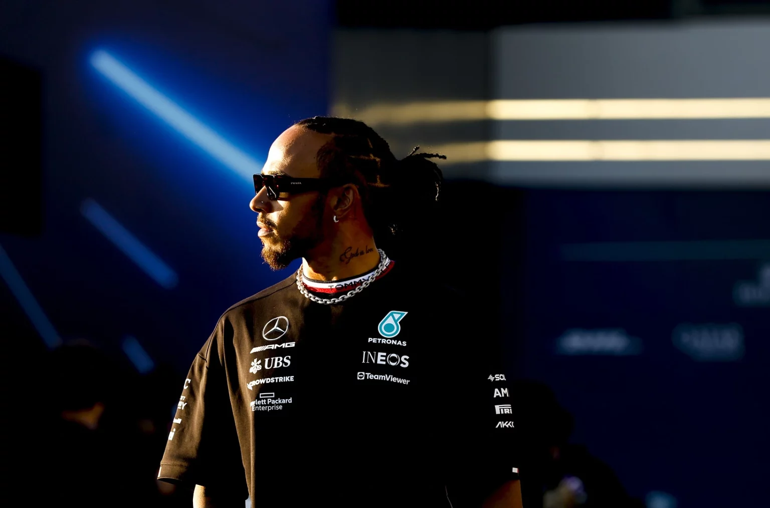 Hamilton sul mondiale 2021: “Un furto? Ovviamente sì” Hamilton durante il GP di Jeddah