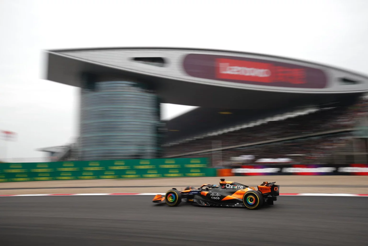 Lando Norris during the 2024 Chinese GP