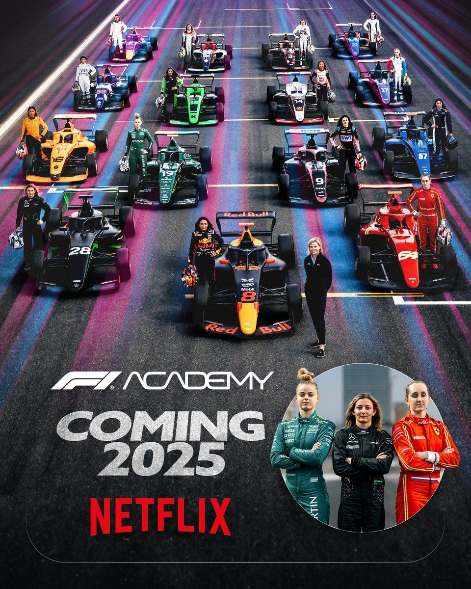 F1 Academy su Netflix dal 2025