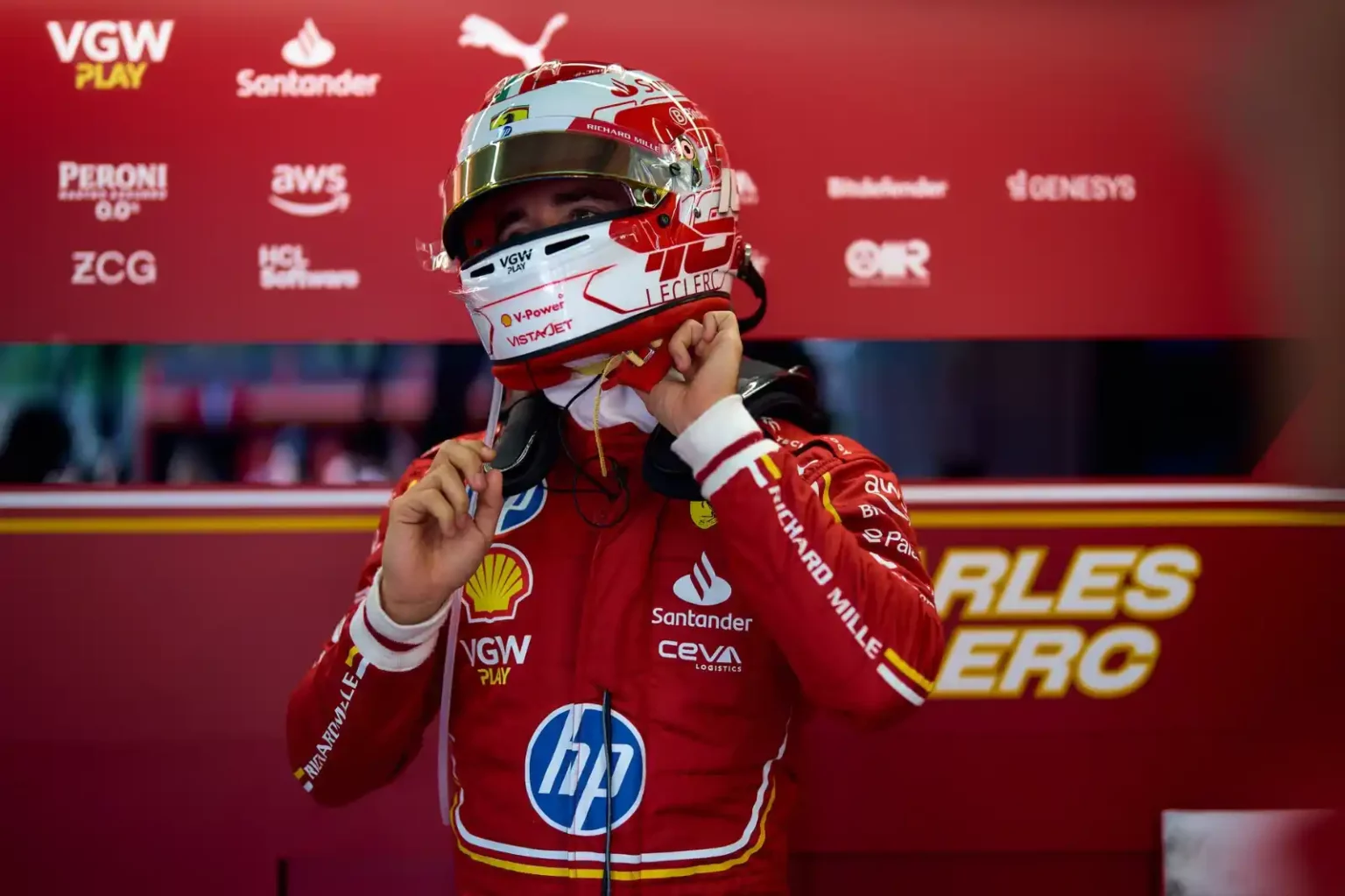 Charles Leclerc Imola