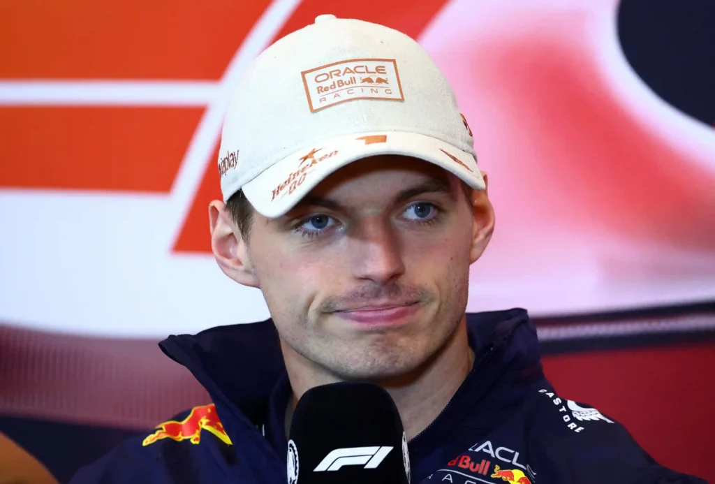 MONTE-CARLO, MONACO - MAY 23: Max Verstappen of the Netherlands and Oracle Red Bull Racing attends the Drivers Press Conference during previews ahead of the F1 Grand Prix of Monaco at Circuit de Monaco on May 23, 2024 in Monte-Carlo, Monaco. (Photo by Clive Rose/Getty Images)