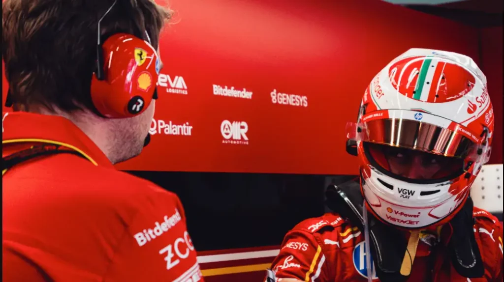 Charles Leclerc Qualifiche GP Imola