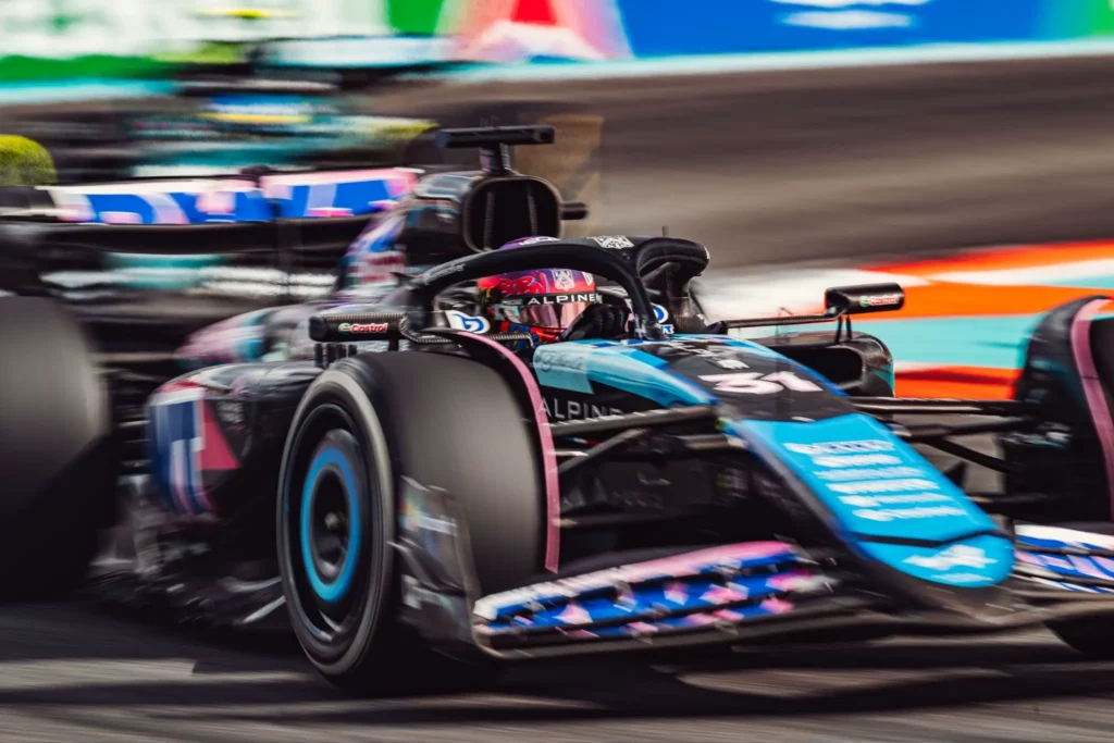 Esteban Ocon durante il gp di Miami