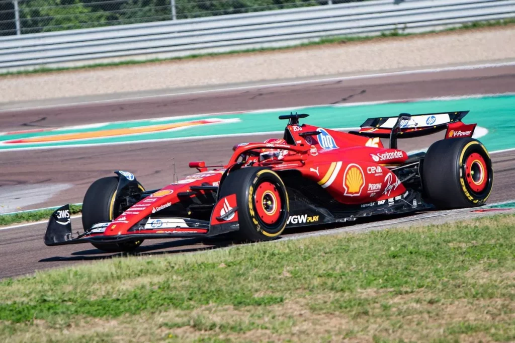 Charles Leclerc sf24 Fiorano