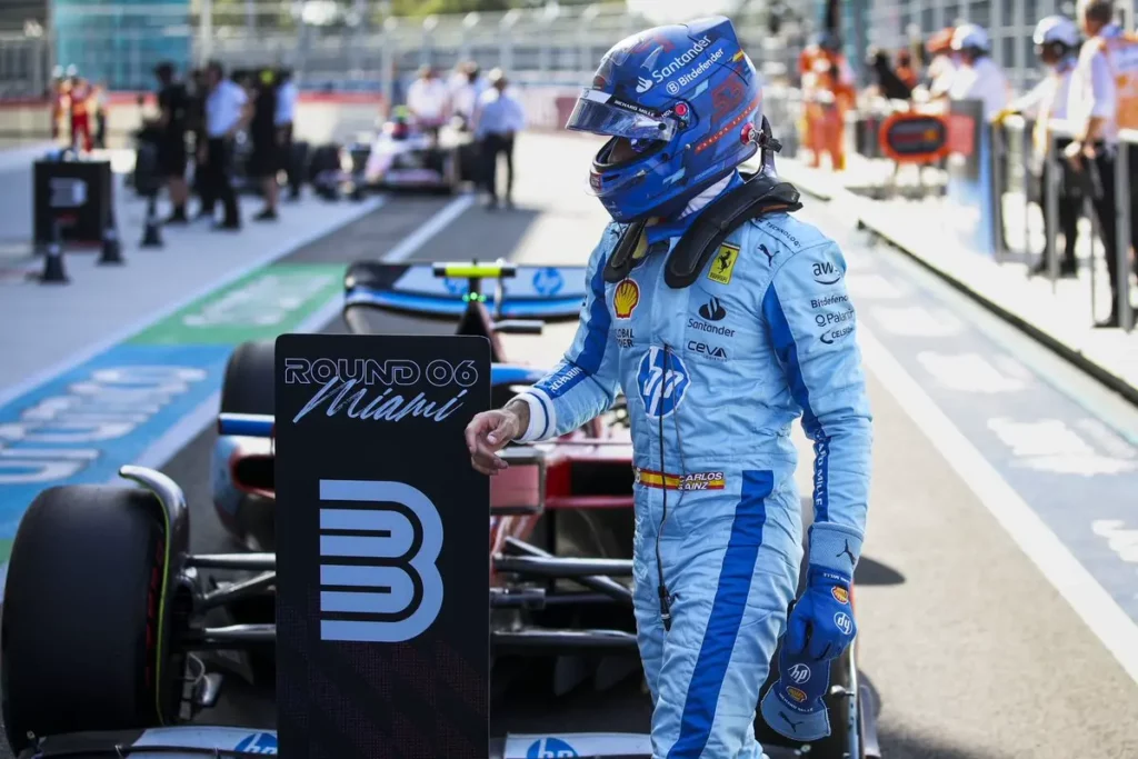 Carlos Sainz qualifiche Miami