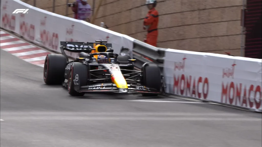 Max Verstappen durante le FP2 del GP di Monaco
