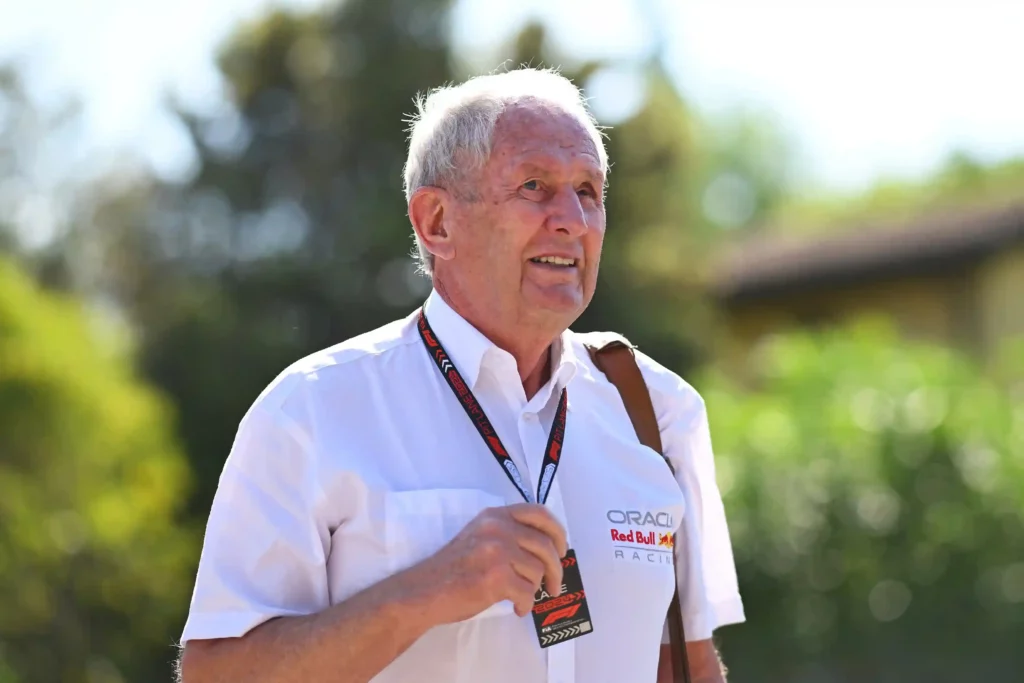 IMOLA, ITALY - MAY 17: Oracle Red Bull Racing Team Consultant Dr Helmut Marko walks in the Paddock prior to practice ahead of the F1 Grand Prix of Emilia-Romagna at Autodromo Enzo e Dino Ferrari Circuit on May 17, 2024 in Imola, Italy. (Photo by Rudy Carezzevoli/Getty Images)