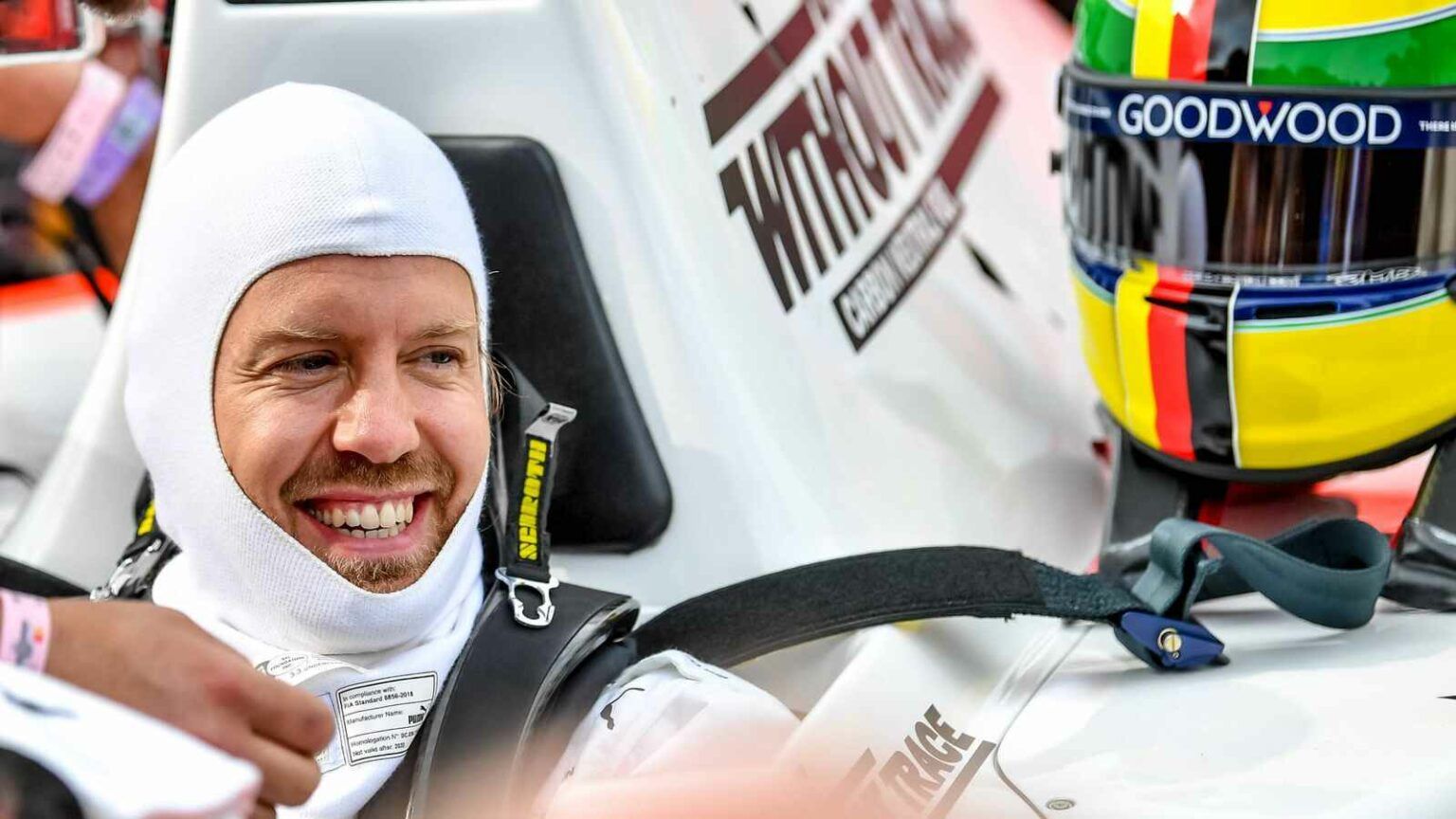 Grazie a Vettel la MP4/8 torna a sfrecciare a Imola