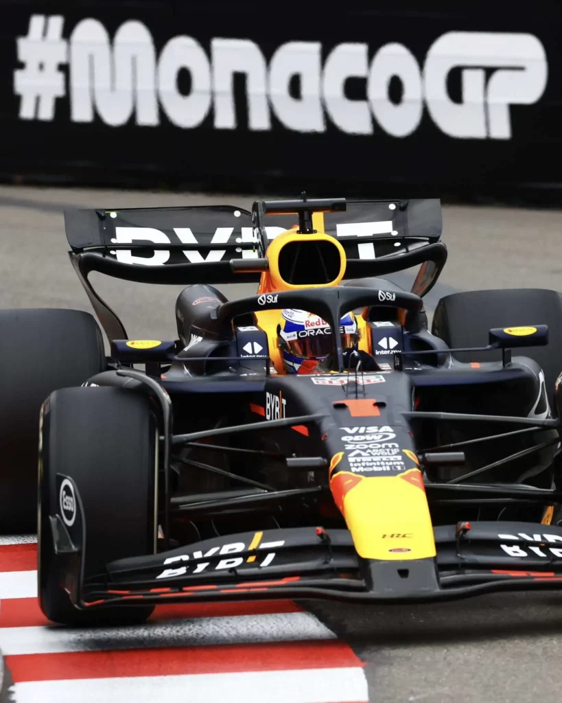 La red bull di Verstappen a Monaco