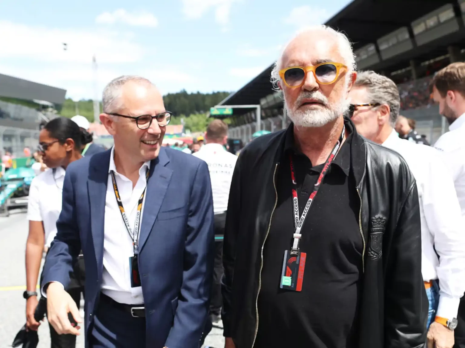 Ufficiale, Briatore torna in F1 come consulente in Alpine Flavio Briatore F1 Domenicali