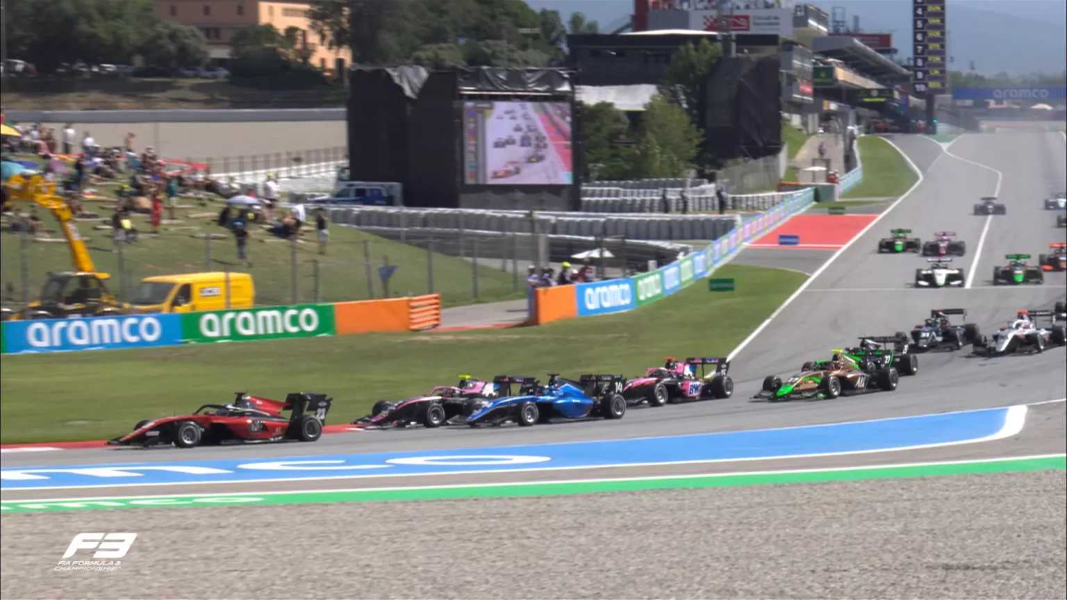 F3 | GP Spagna, Sprint Race: disastro Trident, Boya ringrazia F3 GP Spagna Sprint Race