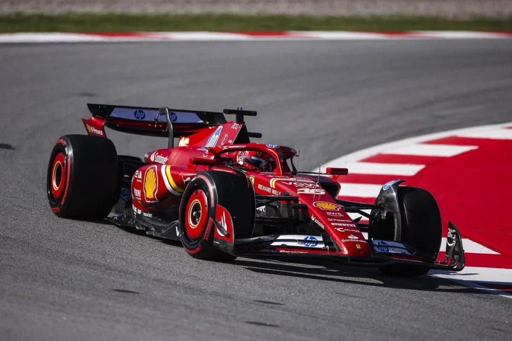 Charles Leclerc Prove Libere 3 GP Spagna