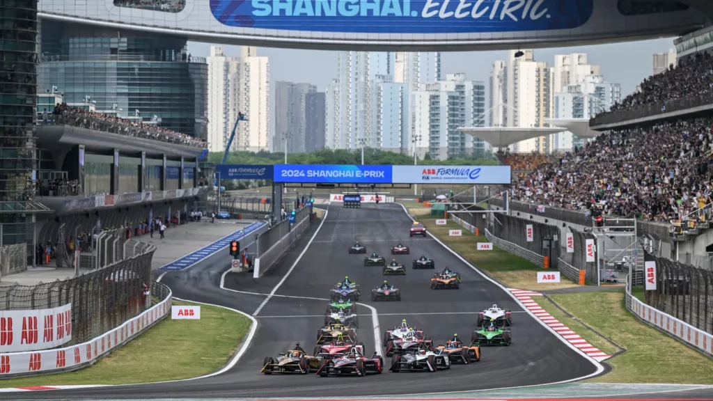 Partenza EPrix Shanghai Formula E